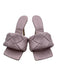 Bottega Veneta Shoe Size 38 Pale Lilac Leather Open Square Toe Woven Sandals Pale Lilac / 38