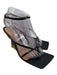 Bottega Veneta Shoe Size 38 Black Leather Thong Ankle Strap Sandals Black / 38