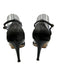 Jimmy Choo Shoe Size 39.5 Black & Beige Leather Folded Detail Sandals Black & Beige / 39.5