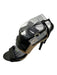 Jimmy Choo Shoe Size 39.5 Black & Beige Leather Folded Detail Sandals Black & Beige / 39.5