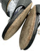 Jimmy Choo Shoe Size 39.5 Black & Beige Leather Folded Detail Sandals Black & Beige / 39.5