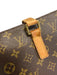 Louis Vuitton Brown & Tan Coated Canvas Leather trim Monogram Tote Bag Brown & Tan / M