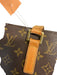 Louis Vuitton Brown & Tan Coated Canvas Leather trim Monogram Tote Bag Brown & Tan / M