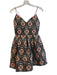 Alice & Olivia Size 2 Pink & Black Nylon Spaghetti Strap Floral Print Dress Pink & Black / 2