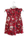 Ulla Johnson Size 4 Red Multi Cotton Blend Sleeveless Floral Print Top Red Multi / 4