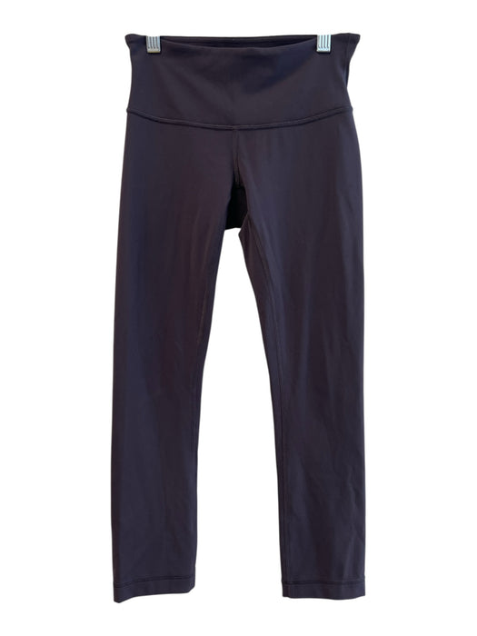Lululemon Size 2 Charcoal Gray Nylon Mid Rise solid color Elastic Waist Leggings Charcoal Gray / 2