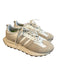 Adidas Shoe Size 7 Beige & White Suede Almond Toe lace up Sneaker Shoes Beige & White / 7