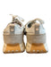 Adidas Shoe Size 7 Beige & White Suede Almond Toe lace up Sneaker Shoes Beige & White / 7