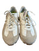 Adidas Shoe Size 7 Beige & White Suede Almond Toe lace up Sneaker Shoes Beige & White / 7