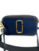 Marc Jacobs Navy, Black, Red Saffiano Leather Zip Close Colorblock Bag Navy, Black, Red / Mini