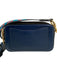 Marc Jacobs Navy, Black, Red Saffiano Leather Zip Close Colorblock Bag Navy, Black, Red / Mini