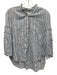 Trovata Birds of Paradis Size XS Blue & White Cotton Striped Long Sleeve Top Blue & White / XS