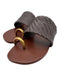 Simkhai Shoe Size 39 Brown Leather Toe Strap Woven Strap Open Toe Sandals Brown / 39
