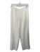 Jones New York Size 4 White Polyester Trouser Back Zip Straight Pants White / 4