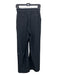 Alo Size S Black Polyester Zip Fly Stretch Waist Pleated Pants Black / S