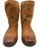 Ugg Shoe Size 7 Tan Brown Sheep Leather Shearling Ombre Buckle Mid Calf Boots Tan Brown / 7