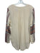Veronica Beard Size 6 Cream & Multi Silk Button Detail Hi Low Top Cream & Multi / 6