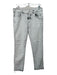 Stella McCartney Size 32 Gray Cotton Denim Acid Wash High Rise Raw Hem Jeans Gray / 32