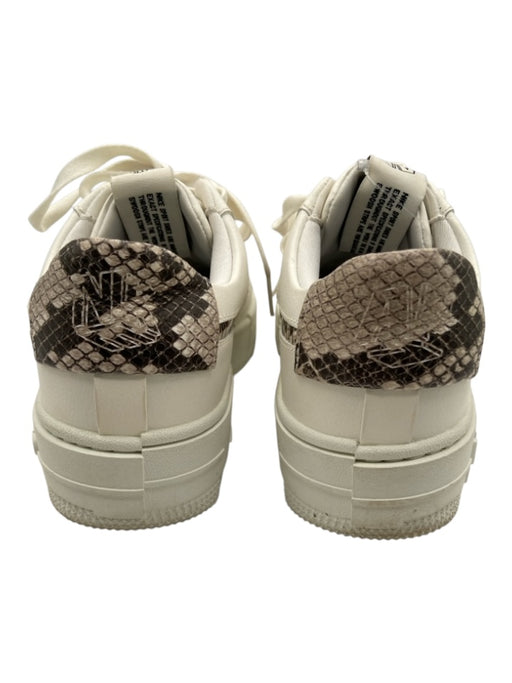 Nike Shoe Size 7 Brown, Tan, White Leather Upper Lace Up Platform Sneakers Brown, Tan, White / 7