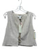 Rachel Zoe Size S Beige & Black Rayon Blend Pinstripe Sleeveless Tie Front Top Beige & Black / S