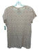 Johnny Was Size M Light Pink Cupra Rayon Floral Eyelet Short Sleeve V Neck Top Light Pink / M
