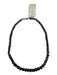 Black Onyx Beaded Lobster Clasp Necklace Black