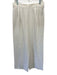 Joie Size S Cream Polyester Blend Pleated Waist Mid Rise Wide Leg Pants Cream / S