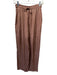 Bella Dahl Size S Beige Rayon Blend Satin Drawstring Waist Mid Rise Pants Beige / S