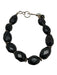 MWL Designs Black & Silver Onyx Faceted Hook Bracelet Black & Silver