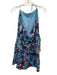 Derek Lam 10 Crosby Size 8 Blue, Red & Orange Cotton & Silk Botanical Dress Blue, Red & Orange / 8