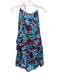 Derek Lam 10 Crosby Size 8 Blue, Red & Orange Cotton & Silk Botanical Dress Blue, Red & Orange / 8