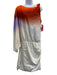 Baobab Size L Orange, Purple & White Polyester Blend Ombre One Sleeve Dress Orange, Purple & White / L