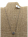 Kendra Scott Silver & Gray Rhodium Plated Stone Pendant Dainty Chain Necklace Silver & Gray