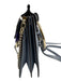 Chloe Dusty Blue Leather Suede Detail Gold Tone Hardware Ring Detail Bag Dusty Blue / Mini