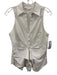 Veronica Beard Size 8 Cream White Cotton Blend Sleeve Cut Outs Button Up Top Cream White / 8