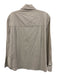 Vince Size Medium Taupe Gray Viscose Blend Long Sleeve Button Front Top Taupe Gray / Medium