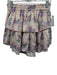 Love Shack Fancy Size Medium Pink, Purple, Green Polyester Elastic Waist Skirt Pink, Purple, Green / Medium