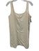 Rag & Bone Size Small Cream White Cotton Blend Sleeveless Side Zip Dress Cream White / Small