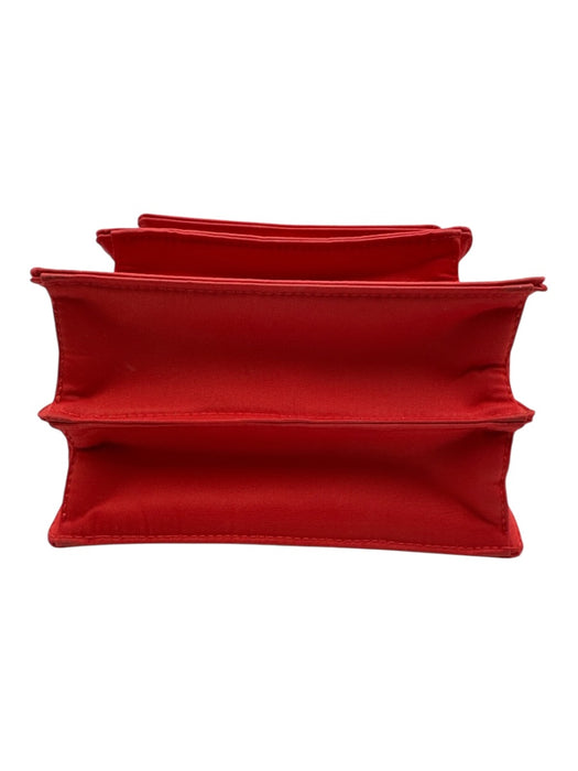 Marni Red Nylon Gold hardware Accordion Flap Crossbody Strap Bag Red / Mini