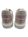 Christian Dior Shoe Size 37.5 Pink & White Neoprene Round Toe Toile Sneakers Pink & White / 37.5