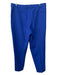 Diane Von Furstenberg Size 14 Ultramarine Blue Wool Blend High Rise Pants Ultramarine Blue / 14