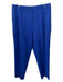 Diane Von Furstenberg Size 14 Ultramarine Blue Wool Blend High Rise Pants Ultramarine Blue / 14