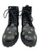 Saint Laurent Paris Shoe Size 38 Black & Silver Tone Leather Upper Studded Boots Black & Silver Tone / 38