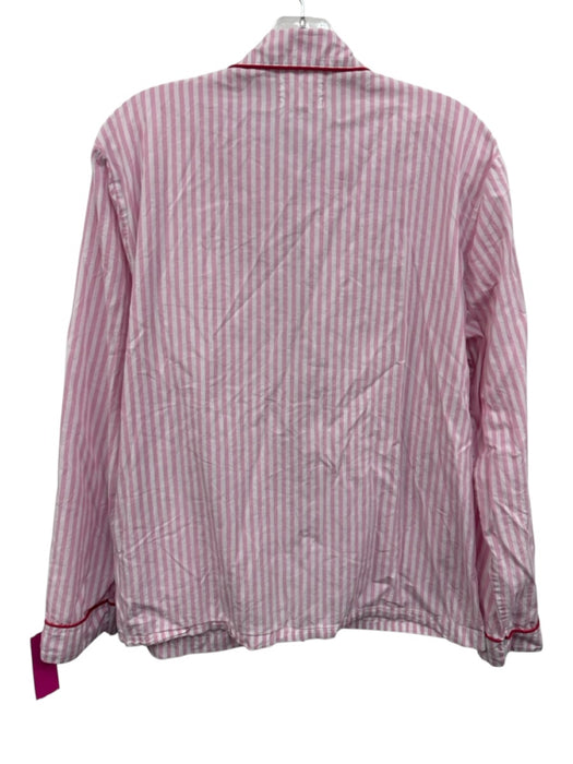 P'Jimmies Size XS Pink, White, Red Cotton Elastic Waist Pin Stripe Pant Set Pink, White, Red / XS