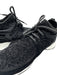 Chanel Shoe Size 39 Black Velvet Sock Style Glitter Tweed Lace Up Sneakers Black / 39