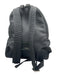 Saint Laurent Black Canvas & Leather Zip Close Backpack Adjustable Strap Bag Black