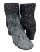 Maison Margiela Shoe Size 38 Black & Blue textile upper Fully Sequined Boots Black & Blue / 38