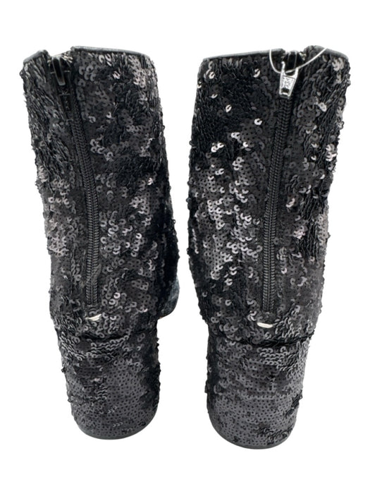 Maison Margiela Shoe Size 38 Black & Blue textile upper Fully Sequined Boots Black & Blue / 38