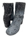 Maison Margiela Shoe Size 38 Black & Blue textile upper Fully Sequined Boots Black & Blue / 38