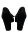 Saint Laurent Shoe Size 38 Black Leather Upper Suede Rhinestone Bow Loafers Black / 38